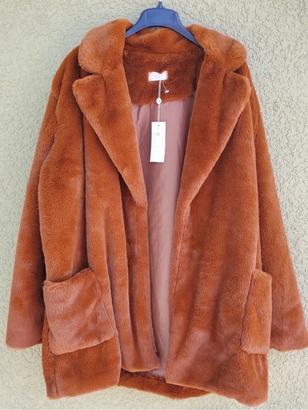 Sanctuary SAGE Faux Fur Brown Sierra Coat
